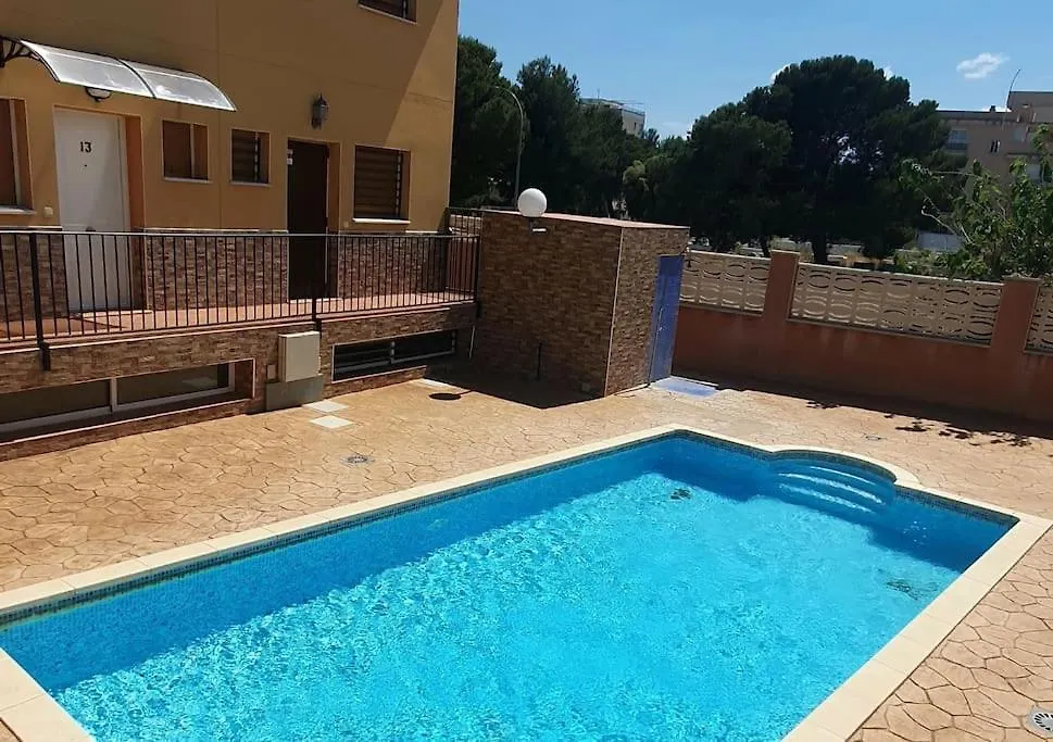Bonita Casa Con Piscina Comunitaria A 100 Metros Del Mar Villa Miami Playa 0*,  Spain